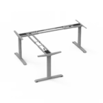 Amega2000 3 motor L-shape electric standing desk frame white black grey satin Melbourne commercial