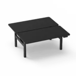Amega2000 2x dual motor electric standing desk frame white black satin back-to-back office Melbourne