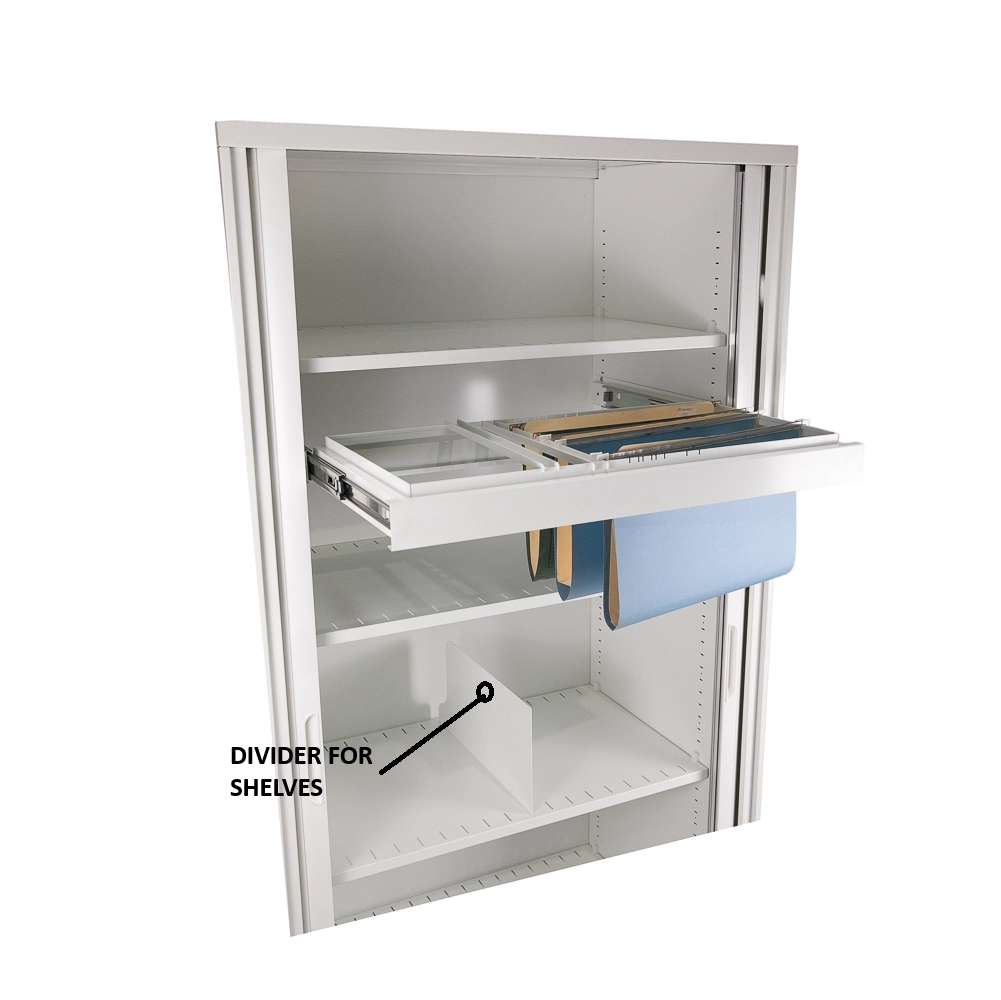 dividers for tambour cabinets office file organisation
