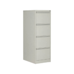 Amega2000 4 drawer lockable anti-tilt filing cabinet 1030x465x1360mm white satin Melbourne