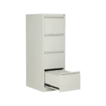Amega2000 4 drawer lockable anti-tilt filing cabinet 1030x465x1360mm white satin Melbourne
