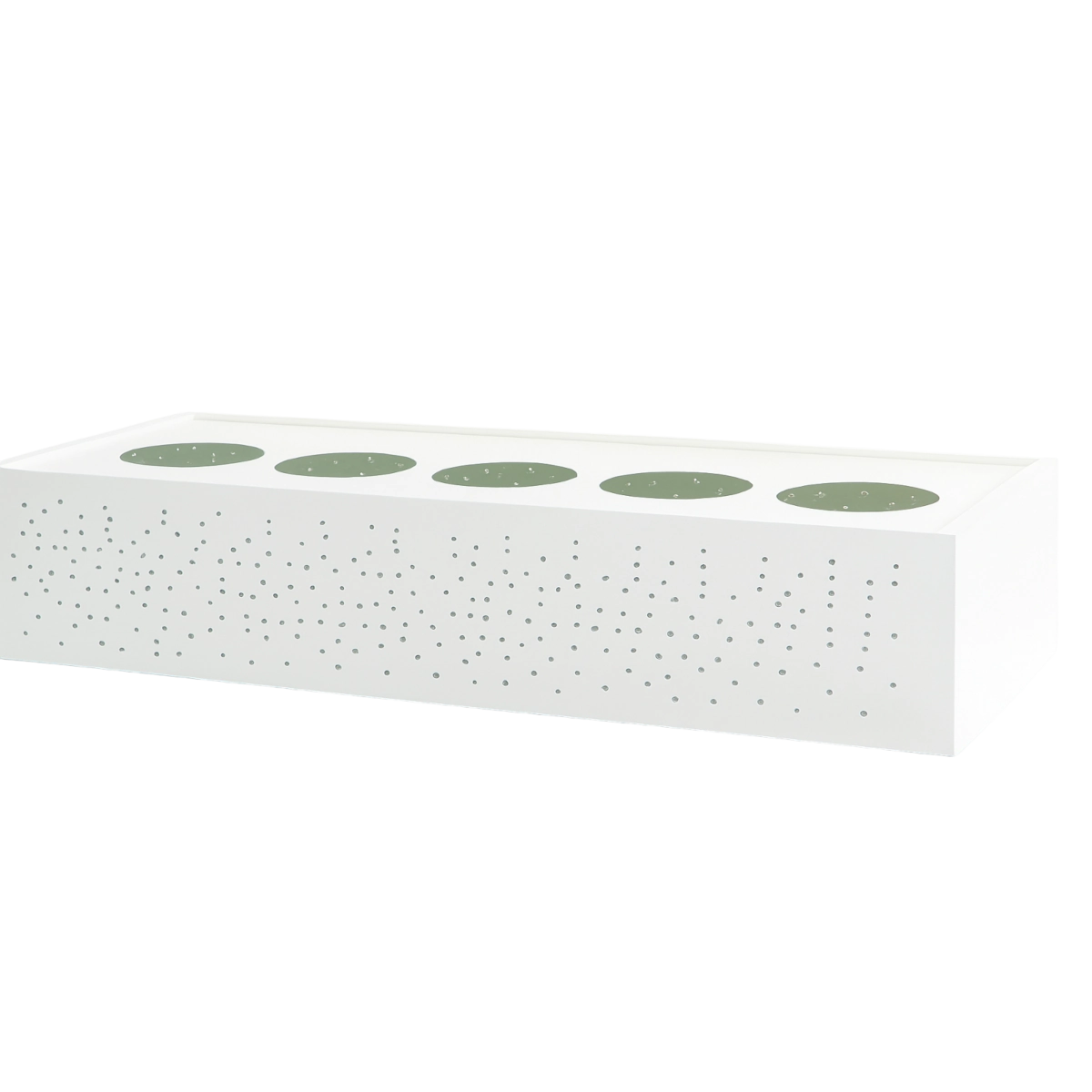 Amega2000 planter box for sliding door cupboard white satin office greenery Melbourne