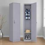 single door locker with mirror steel personal storage, PSP color