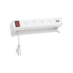 desk power rail office workstation power outlet