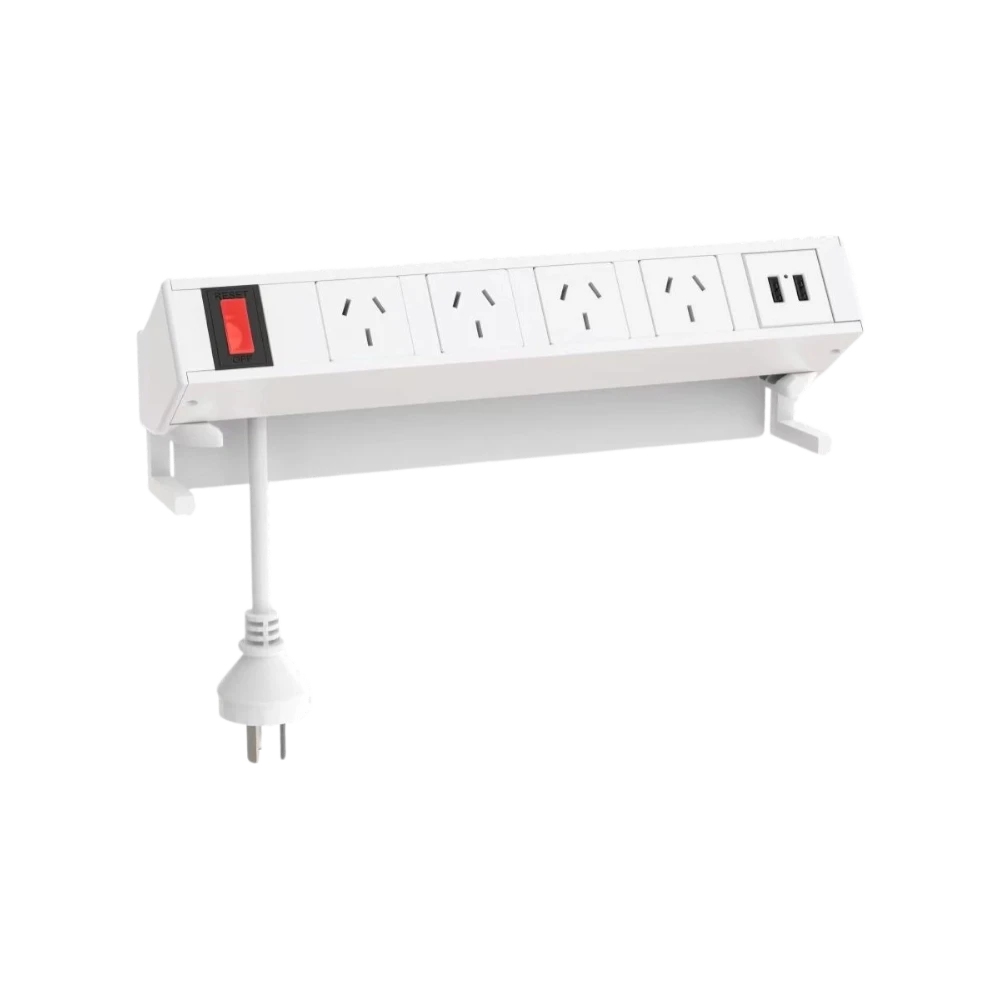 desk power rail office workstation power outlet