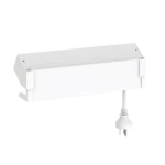 Amega2000 above desk power rail 4 GPO outlets 2 USB white office cable management Melbourne