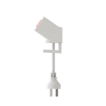 Amega2000 above desk power rail 4 GPO outlets 2 USB white office cable management Melbourne