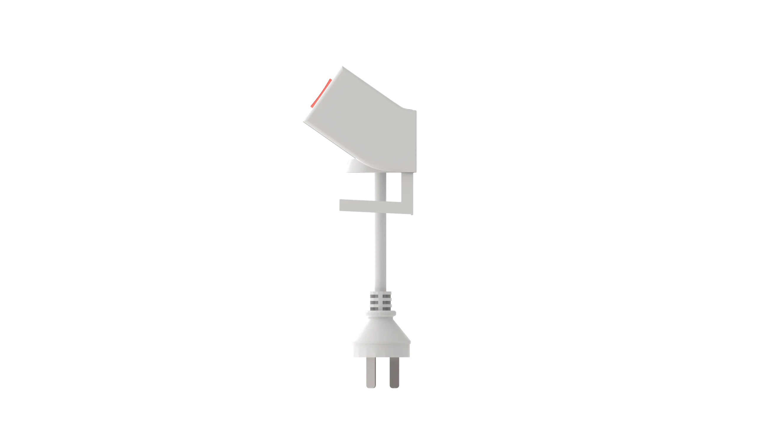 Amega2000 above desk power rail 4 GPO outlets 2 USB white office cable management Melbourne